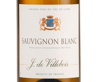 J. de Villebois, Touraine AOP (Loire Valley, France) Sauvignon Blanc 2018