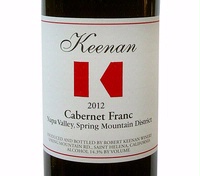 Keenan, Spring Mountain District (Napa Valley, California) Cabernet Franc 2012