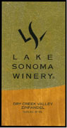 Lake Sonoma Winery, Dry Creek Valley (Sonoma County, California) Zinfandel 2008