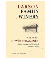 Larson Family Winery, Carneros (Sonoma County, California) Gewurztraminer 2016