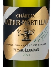 Château Latour-Martillac, Pessac-Léognan Blanc (Bordeaux, France)  2021