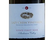 Lazy Creek Vineyards, Anderson Valley (California) Pinot Noir 2014