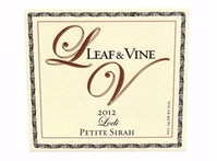 Leaf & Vine, Lodi (California) Petite Sirah 2012