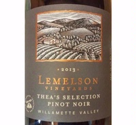 Lemelson Vineyards, Willamette Valley (Oregon) Pinot Noir 2013