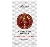 Lightpost Winery, Paso Robles (Central Coast, California) Cabernet Sauvignon 2018