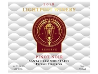 Lightpost Winery, Santa Cruz Mountains (California) Pinot Noir 2019