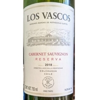 Los Vascos, Colchagua Valley (Chile) Cabernet Sauvignon 2018