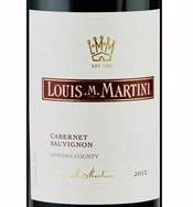 Louis M. Martini, Sonoma County (California) Cabernet Sauvignon 2015