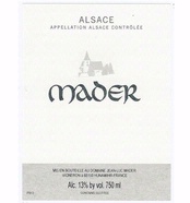 Mader, Alsace (France) Riesling 2016