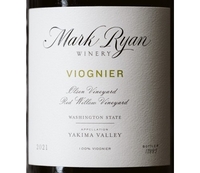 Mark Ryan Winery, Yakima Valley (Washington) Viognier 2021