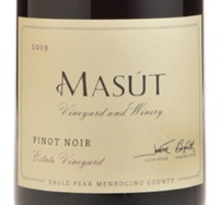 Masút Vineyard and Winery, Eagle Peak (Mendocino County, California) Pinot Noir 2019