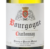 Thierry et Pascale Matrot, Bourgogne (Burgundy, France) Chardonnay 2017