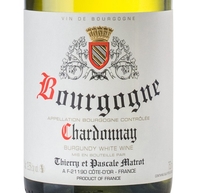 Thierry et Pascale Matrot, Bourgogne Blanc AOC (Burgundy, France) Chardonnay 2017