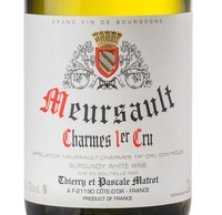 Thierry et Pascale Matrot, Meursault Premier Cru (Burgundy, France)  2017