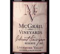 McGrail Vineyards, Livermore Valley (California) Cabernet Sauvignon 2017