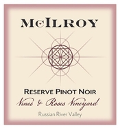 McIlroy Cellars, Russian River Valley (Sonoma County, California) Pinot Noir 2021