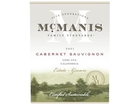 McManis Family Vineyards, Lodi (San Joaquin County, California) Cabernet Sauvignon 2021