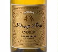 Ménage à Trois, California (United States) Chardonnay 2017