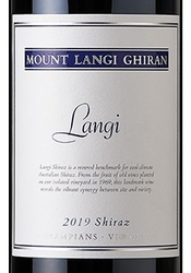 Mount Langi Ghiran, Grampians (Victoria, Australia) Shiraz 2019