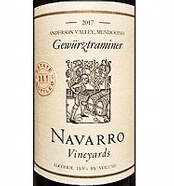 Navarro Vineyards, Anderson Valley (Mendocino, California) Gewurztraminer 2017