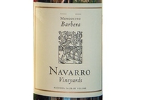 Navarro Vineyards, Mendocino County (California) Barbera 2018