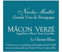 Nicholas Maillet, Mâcon-Verzé (Burgundy, France)  2017