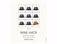 Nine Hats, Horse Heaven Hills (Columbia Valley, Washington) Pinot Gris 2016