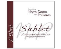 Domaine Notre Dame des Pallieres, Côtes du Rhône Villages – Sablet (Rhône Valley, France)  2018