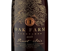 Oak Farm Vineyards, Russian River Valley (Sonoma County, California) Pinot Noir 2018