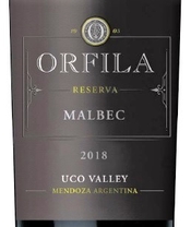 Orfila, Uco Valley (Argentina) Malbec 2018