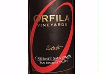 Orfila Vineyards, San Pasqual Valley (California) Cabernet Sauvignon 2016