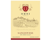 Orsi Family Vineyards, Dry Creek Valley (Sonoma County, California) Sangiovese 2015