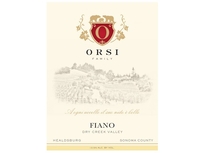 Orsi Family Vineyards, Dry Creek Valley (Sonoma County, California) Fiano 2018