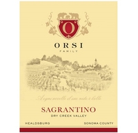 Orsi Family Vineyards, Dry Creek Valley (Sonoma County, California) Sagrantino 2014