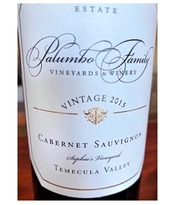 Palumbo Family Vineyards & Winery, Temecula Valley (California) Cabernet Sauvignon 2015