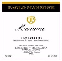 Paolo Manzone, Barolo DOCG (Piedmont, Italy)  2016