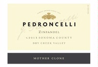 Pedroncelli Winery, Dry Creek Valley (Sonoma County, California) Zinfandel 2013