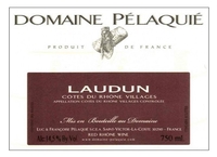 Domaine Pélaquié, Laudun Côtes du Rhône Villages Blanc (Rhône Valley, France)  2021