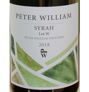 Peter William Vineyard, Rogue Valley (Oregon) Syrah 2018