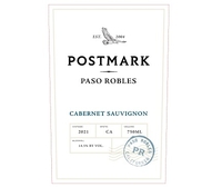 Postmark, Paso Robles (Central Coast, California) Cabernet Sauvignon 2021