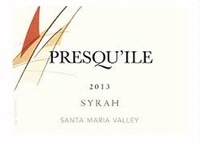 Presqu’ile, Santa Maria Valley (Central Coast, California) Syrah 2013