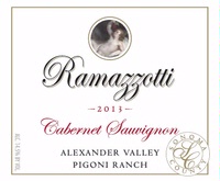 Ramazzotti, Alexander Valley (Sonoma County, California) Cabernet Sauvignon 2013