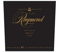 Raymond Vineyards, Napa Valley (California) Merlot 2020