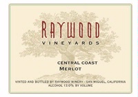 Raywood Vineyards, Central Coast (California) Merlot 2017