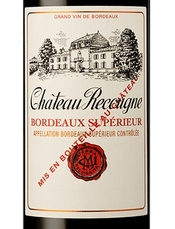 Château Recougne, Bordeaux Supérieur (France)  2019