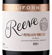 Reeve Wines, Fountaingrove Distirct – Sonoma County (California) Syrah 2021