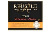 Reustle Prayer Rock Vineyards, Umpqua Valley (Oregon) Syrah 2019