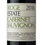 Ridge Vineyards, Santa Cruz Mountains (California) Cabernet Sauvignon 2016