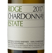 Ridge Vineyards, Santa Cruz Mountains (California) Chardonnay 2017