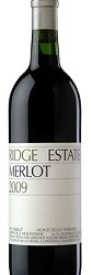 Ridge Estate, Santa Cruz Mountains (California) Merlot 2009